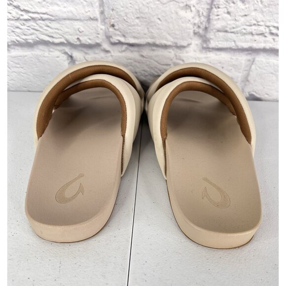 OLUKAI Women's Off-White Hila Slide Sandals US 10 - Picture 6 of 6